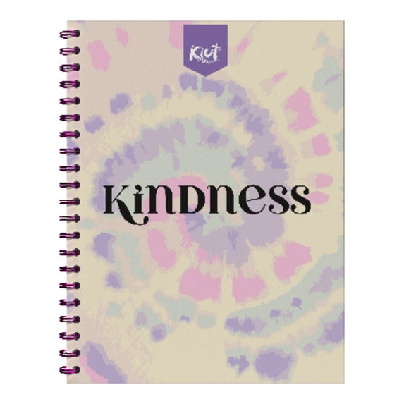 Norma Kiut Yogui DB Large Wide Rule Spiral Notebook 9" x 11" Multicolor 200 Sheets