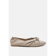 thumbnail image 1 of Norma Knot Detail Elasticated Ballet Flats, 1 of 9