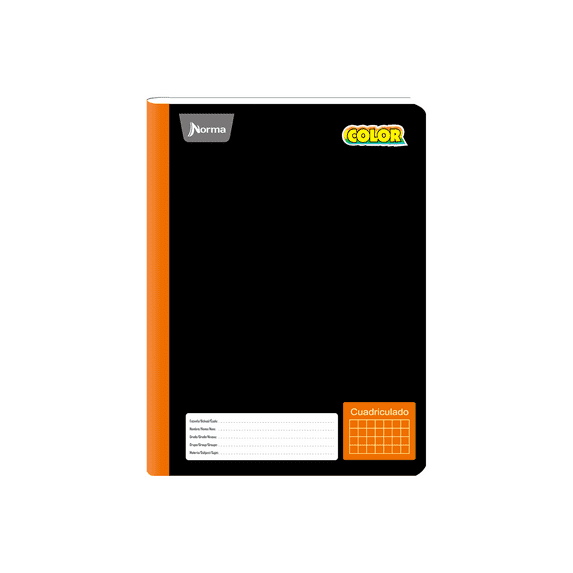 Norma Norma Color Mid Quadrille Rule 7mm Composition Notebook 7" x 9.8" Multicolor 80 Sheets
