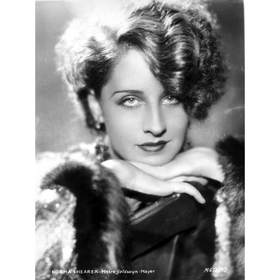 Norma Shearer Leaning Chin On Hand in Classic Photo Print (8 x 10)