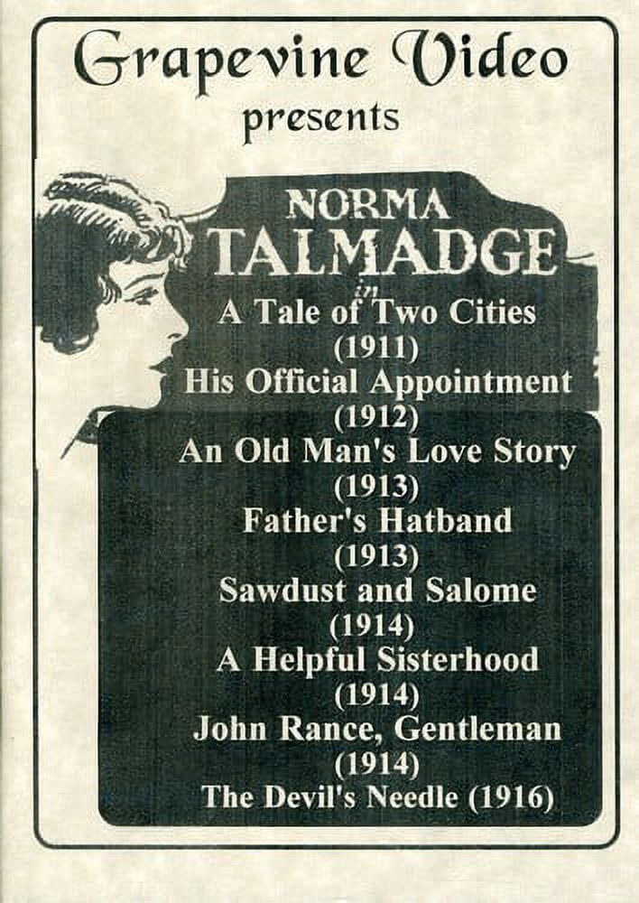 Norma Talmadge at Vitagraph (DVD), Grapevine Video, Drama - Walmart.com
