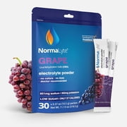 NormaLyte Grape Hydration Bag - 30 Sticks - FSA/HSA Eligible Item