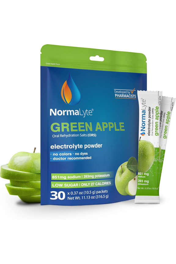 Green Apple Hydration Bag - 30 Sticks - FSA/HSA Eligible Item
