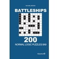 thumbnail image 1 of Normal Battleships - 200 Normal Logic Puzzles 9x9 (Volume 8), Book 8, (Paperback), 1 of 1