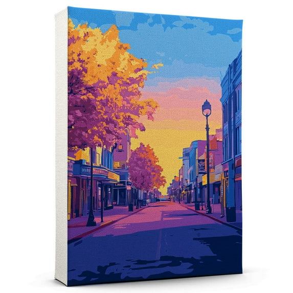 Normal Canvas Print, Illinois Canvas Wall Art, Normal Decor Travel Canvas, Illinois Travel Gift, Housewarming Gift - 99AZ985