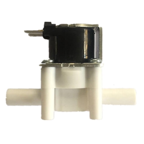 SDFGTstore 12V 24V 220V Electric Plastic Solenoid for Valve 3/8" Hose Pipe Quick Conntectio
