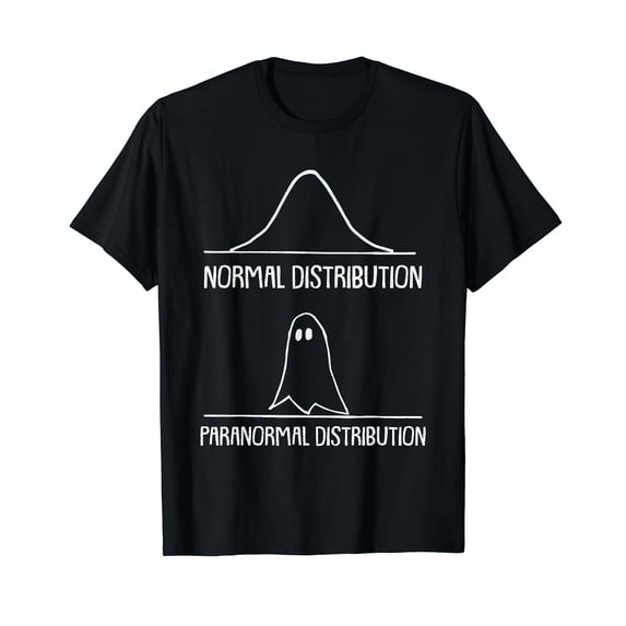 Normal Distribution PHD Statistician Data Analyst Geek Gift T-Shirt