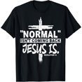 thumbnail image 1 of Normal Isn't Coming Back But Jesus Is Revelation 14 Costume Mens T-Shirt, 1 of 7