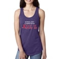 thumbnail image 1 of Normal Isnâ€™t Coming Back Jesus Is Inspirational/Christian Ladies Racerback Tank Top, Purple Rush, Small, 1 of 5