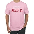 thumbnail image 1 of Normal Isn't Coming Back Jesus Is Inspirational/Christian Men's Graphic T-Shirt, Light Pink, Small, 1 of 5