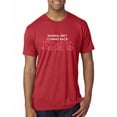 thumbnail image 1 of Normal Isnâ€™t Coming Back Jesus Is Inspirational/Christian Mens Premium Tri Blend T-Shirt, Vintage Red, Small, 1 of 5