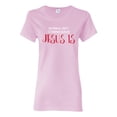 thumbnail image 1 of Normal Isn't Coming Back Jesus Is Inspirational/Christian Womens Graphic T-Shirt, Light Pink, XX-Large, 1 of 5