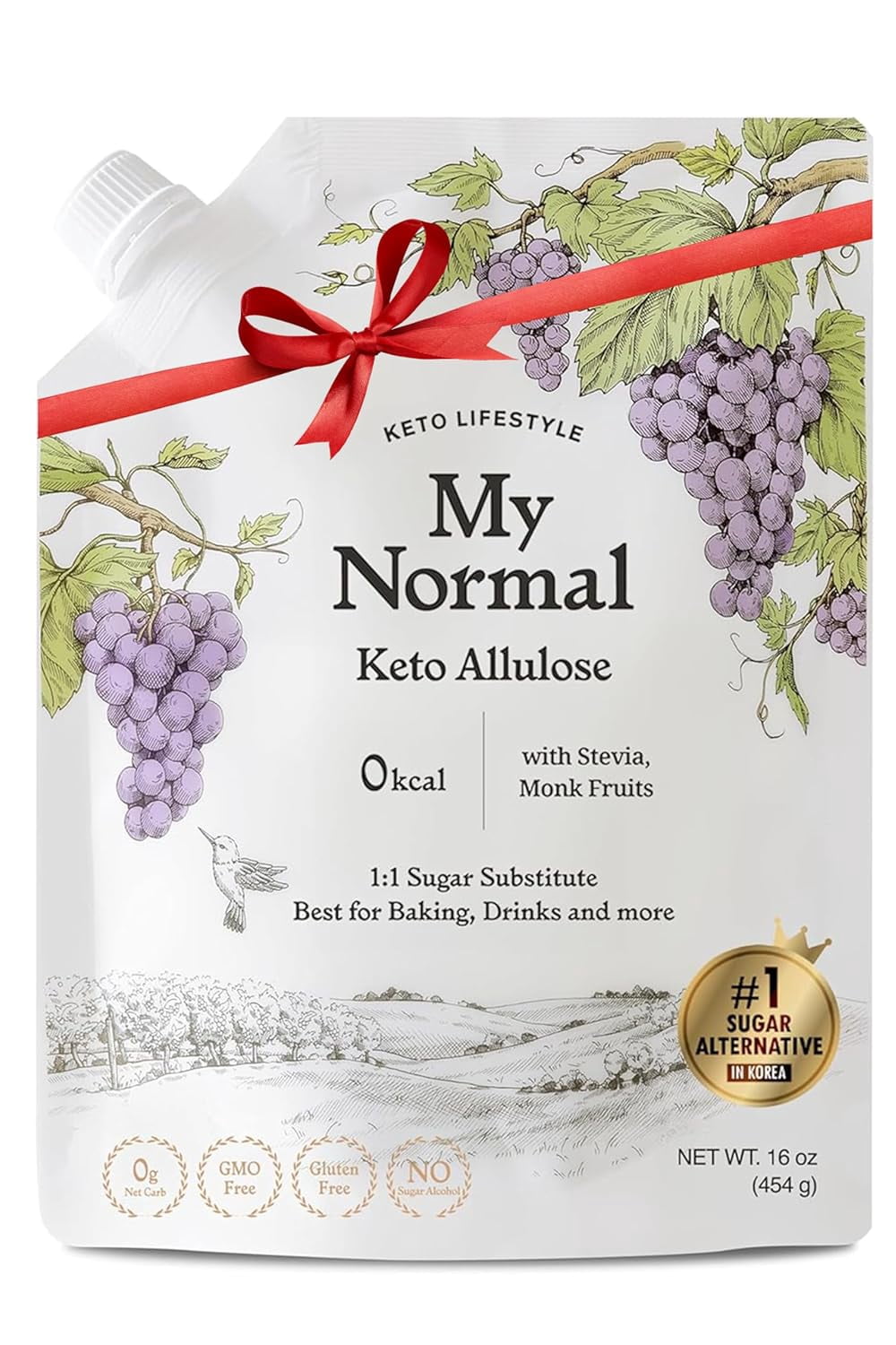 My Normal Keto Powdered Allulose 16oz - Allulose, Monk Fruit & Stevia ...