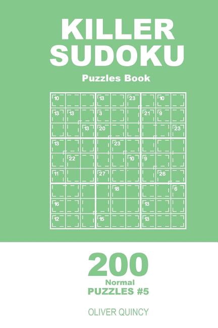 Normal Killer Sudoku - 200 Normal Puzzles 9x9 (Volume 5), Book 5, (Paperback)