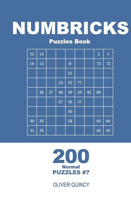 Normal Numbricks Puzzles Book - 200 Normal Puzzles 9x9 (Volume 7), Book 7, (Paperback)
