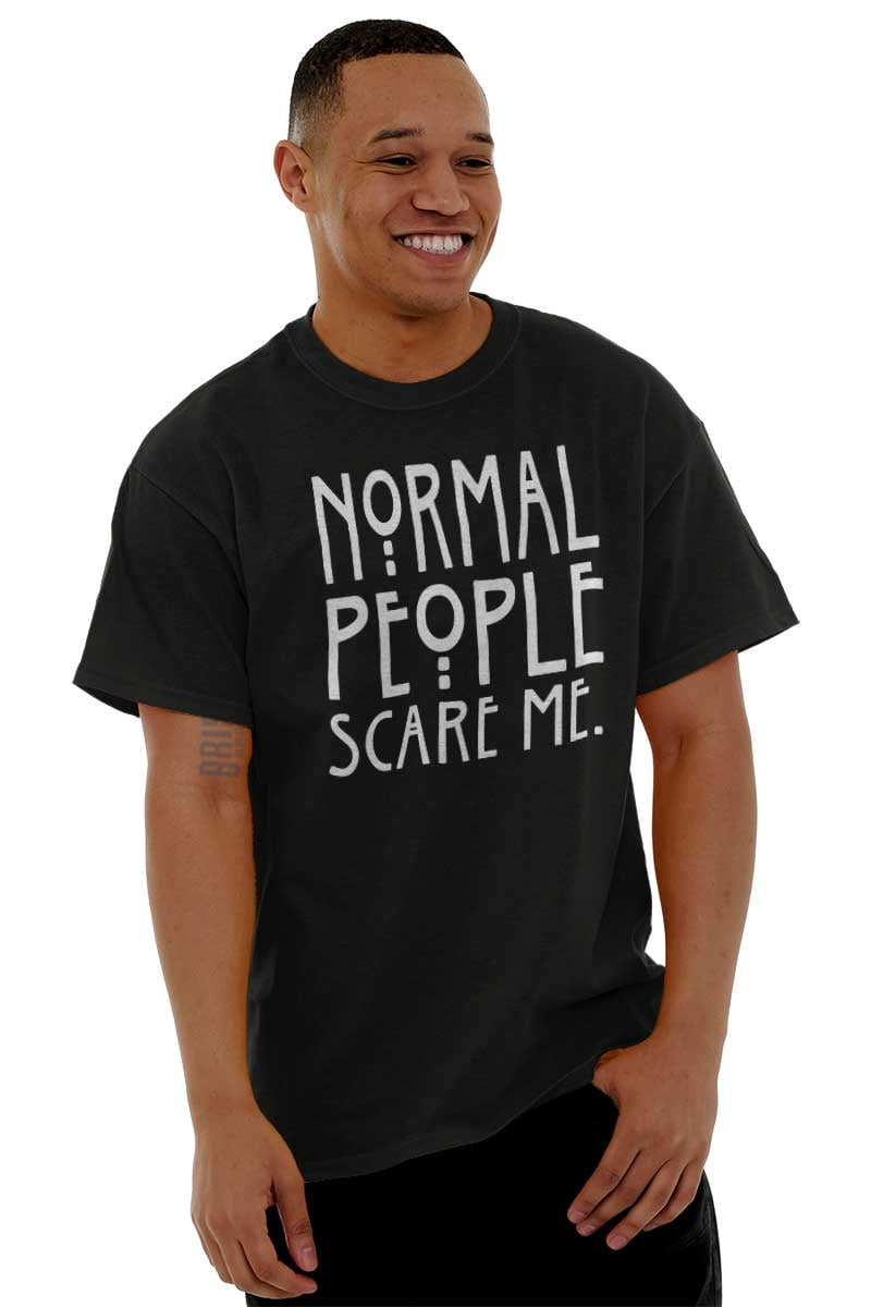 Normal People Scare Me Tales Horror Men's Graphic T Shirt Tees Brisco ...