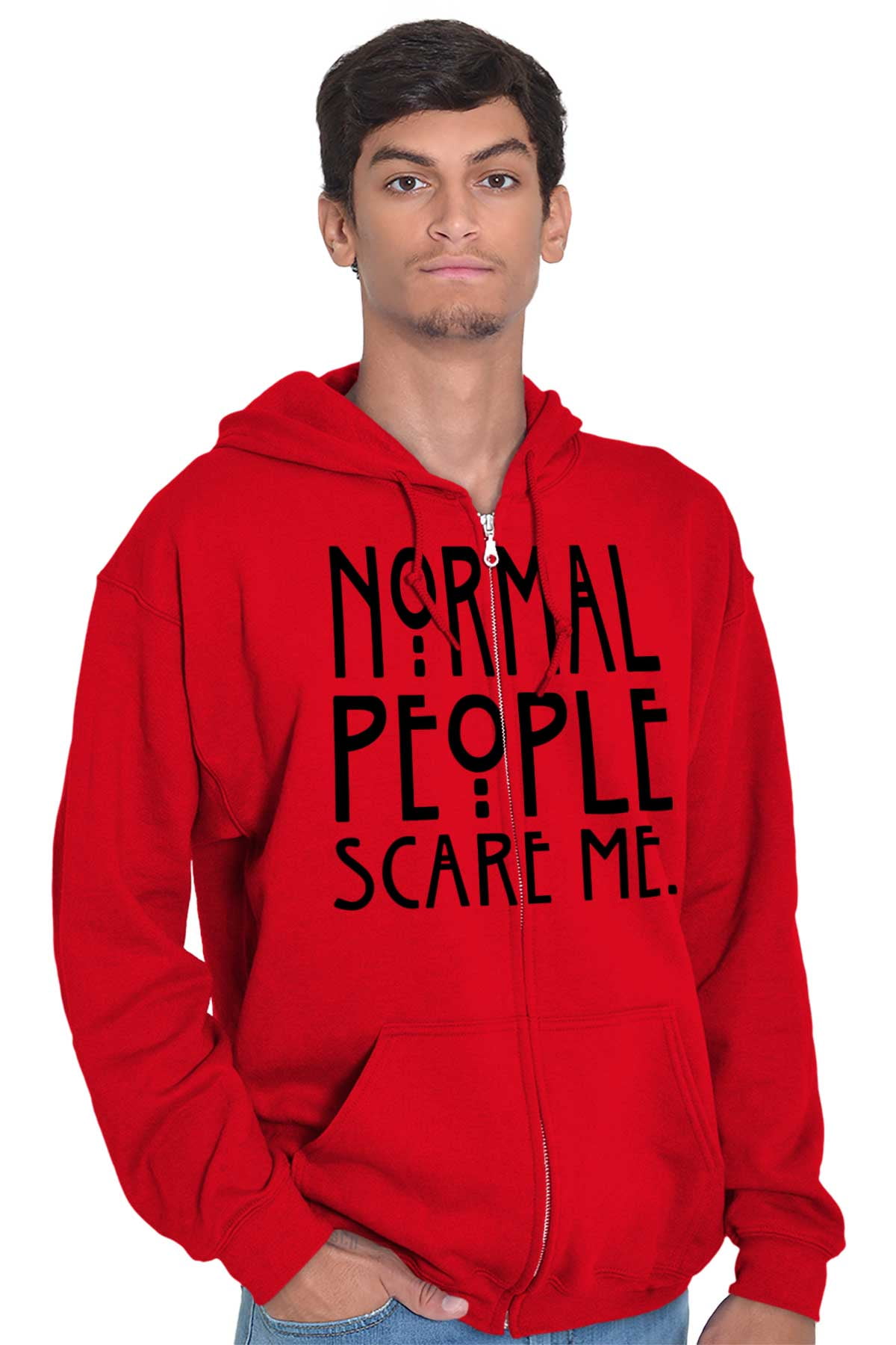 Normal people shop scare me hoodie