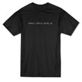 thumbnail image 1 of Normal People Scare me Men Black T-Shirt, Male Medium, 1 of 2