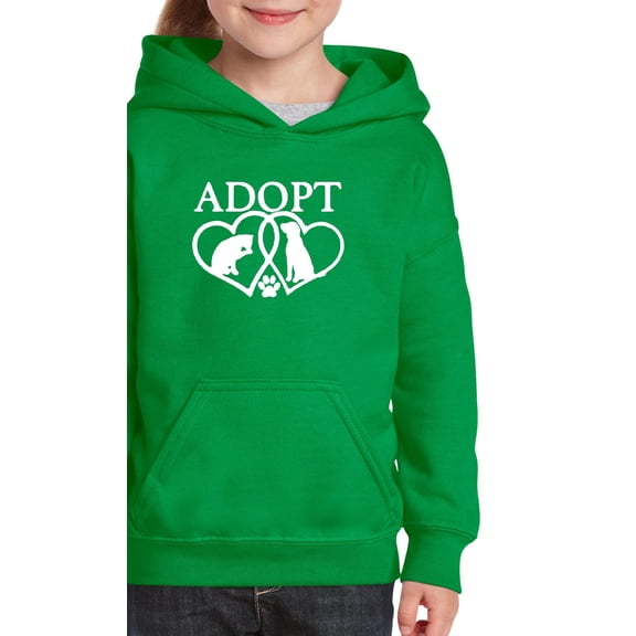 Normal is Boring - Big Boys Hoodies and Sweatshirts, up to Big Boys Size 24 - Adopt Animal Rescue