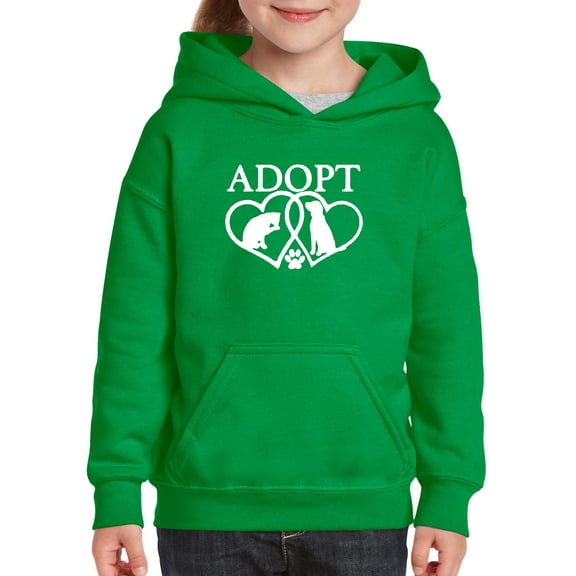 Normal is Boring - Big Boys Hoodies and Sweatshirts, up to Big Boys Size 24 - Adopt Animal Rescue