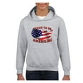 thumbnail image 1 of Normal is Boring - Big Boys Hoodies and Sweatshirts, up to Big Boys Size 24 - American Proud to Be US Flag, 1 of 5