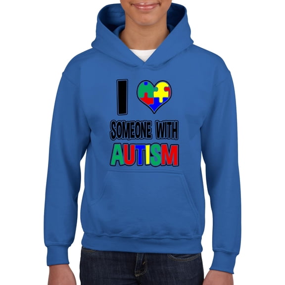 Normal is Boring - Big Boys Hoodies and Sweatshirts, up to Big Boys Size 24 - Autism Awareness