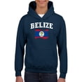 thumbnail image 1 of Normal is Boring - Big Boys Hoodies and Sweatshirts, up to Big Boys Size 24 - Belize Flag, 1 of 5