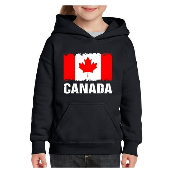 Normal is Boring - Big Boys Hoodies and Sweatshirts, up to Big Boys Size 24 - Canada Flag