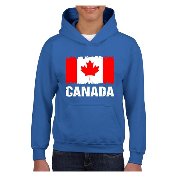 Normal is Boring - Big Boys Hoodies and Sweatshirts, up to Big Boys Size 24 - Canada Flag