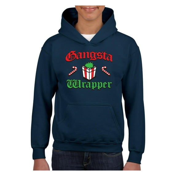 Normal is Boring - Big Boys Hoodies and Sweatshirts, up to Big Boys Size 24 - Christmas Wrapper