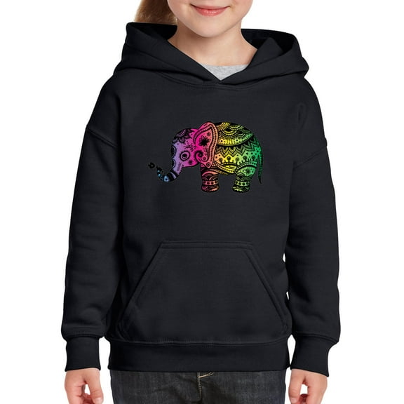 Normal is Boring - Big Boys Hoodies and Sweatshirts, up to Big Boys Size 24 - Elephant