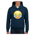 thumbnail image 1 of NIB - Big Boys Hoodies and Sweatshirts - Emoji Laughing Tears, 1 of 5
