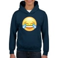 thumbnail image 1 of Normal is Boring - Big Boys Hoodies and Sweatshirts, up to Big Boys Size 24 - Emoji Laughing Tears, 1 of 5