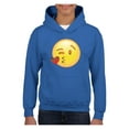 thumbnail image 1 of Normal is Boring - Big Boys Hoodies and Sweatshirts, up to Big Boys Size 24 - Emoji Winky Face, 1 of 5