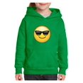 thumbnail image 1 of NIB - Big Boys Hoodies and Sweatshirts - Emoji with Sunglasses, 1 of 5