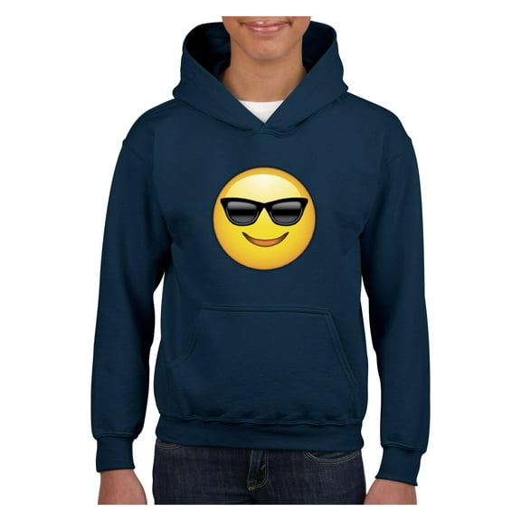 NIB - Big Boys Hoodies and Sweatshirts - Emoji with Sunglasses