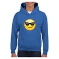 thumbnail image 1 of Normal is Boring - Big Boys Hoodies and Sweatshirts, up to Big Boys Size 24 - Emoji with Sunglasses, 1 of 5
