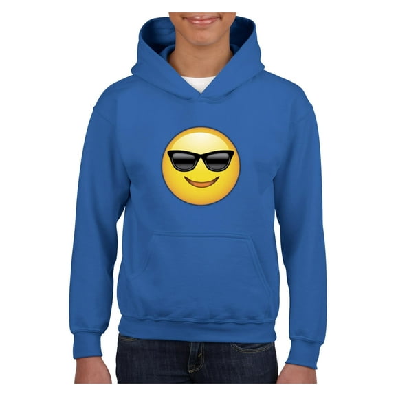 NIB - Big Boys Hoodies and Sweatshirts - Emoji with Sunglasses