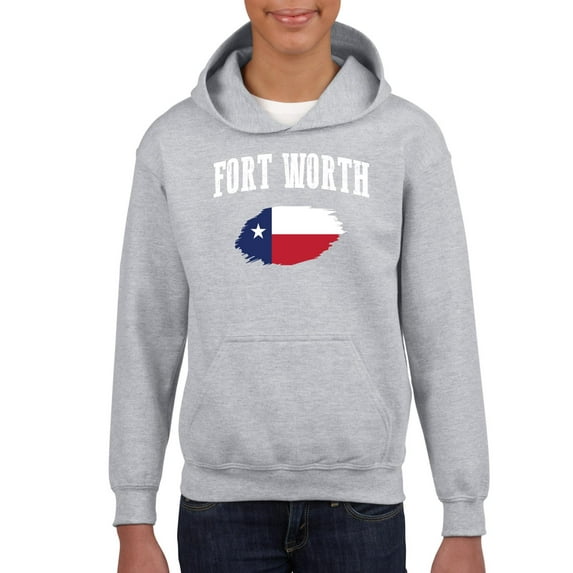 NIB - Big Boys Hoodies and Sweatshirts - Fort Worth Texas Flag