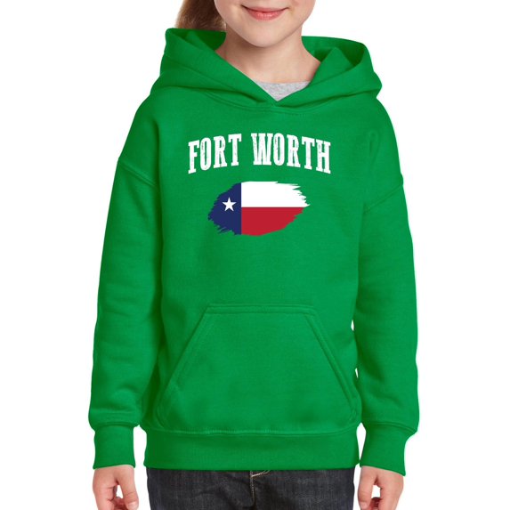 NIB - Big Boys Hoodies and Sweatshirts - Fort Worth Texas Flag
