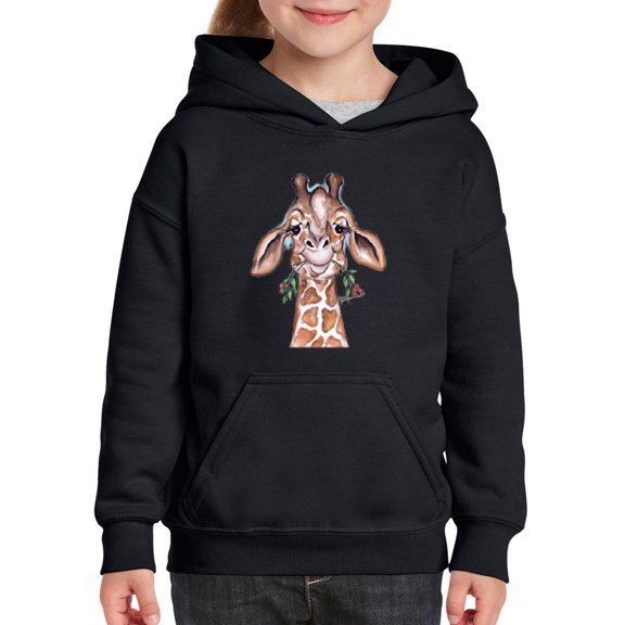 Normal is Boring - Big Boys Hoodies and Sweatshirts, up to Big Boys Size 24 - Giraffe