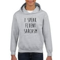 thumbnail image 1 of Normal is Boring - Big Boys Hoodies and Sweatshirts, up to Big Boys Size 24 - I Speak Fluent Sarcasm, 1 of 5