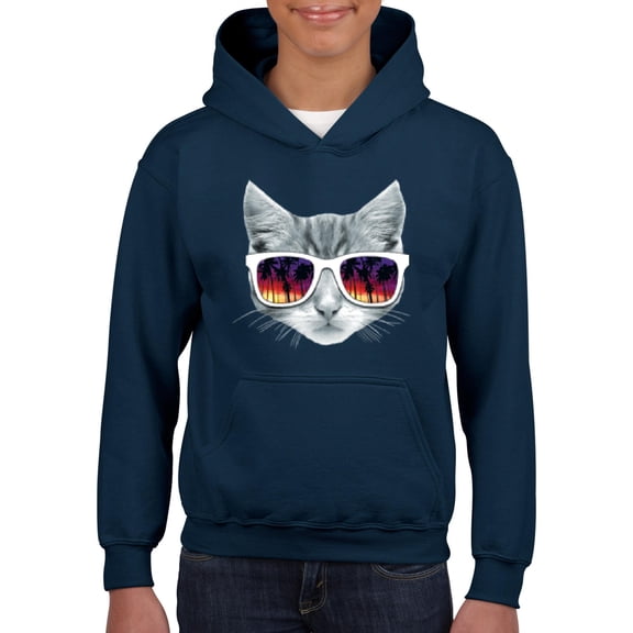 Normal is Boring - Big Boys Hoodies and Sweatshirts, up to Big Boys Size 24 - Kitty