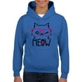 thumbnail image 1 of Normal is Boring - Big Boys Hoodies and Sweatshirts, up to Big Boys Size 24 - Meow Cute Cat Kitty, 1 of 5