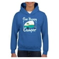 thumbnail image 1 of Normal is Boring - Big Boys Hoodies and Sweatshirts, up to Big Boys Size 24 - One Happy Camper, 1 of 5