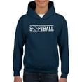 thumbnail image 1 of Normal is Boring - Big Boys Hoodies and Sweatshirts, up to Big Boys Size 24 - Softball with Ball, 1 of 5