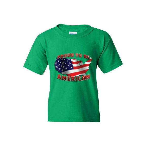 Normal is Boring - Big Boys T-Shirts and Tank Tops, up to Big Boys Size 24 - American Proud to Be US Flag