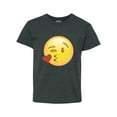thumbnail image 1 of Normal is Boring - Big Boys T-Shirts and Tank Tops, up to Big Boys Size 24 - Emoji Winky Face, 1 of 5