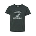 thumbnail image 1 of Normal is Boring - Big Boys T-Shirts and Tank Tops, up to Big Boys Size 24 - Halloween Costume Guy Has No Costume, 1 of 5