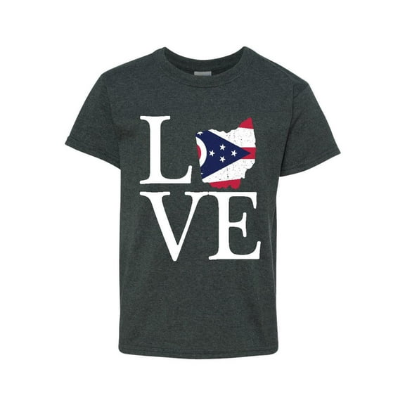 Normal is Boring - Big Boys T-Shirts and Tank Tops, up to Big Boys Size 24 - Ohio Flag